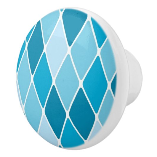 Harlekinwintermuster Keramikknauf (Rechts)