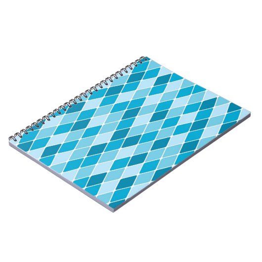 Harlekinwintermuster Notizblock (Linke Seite)