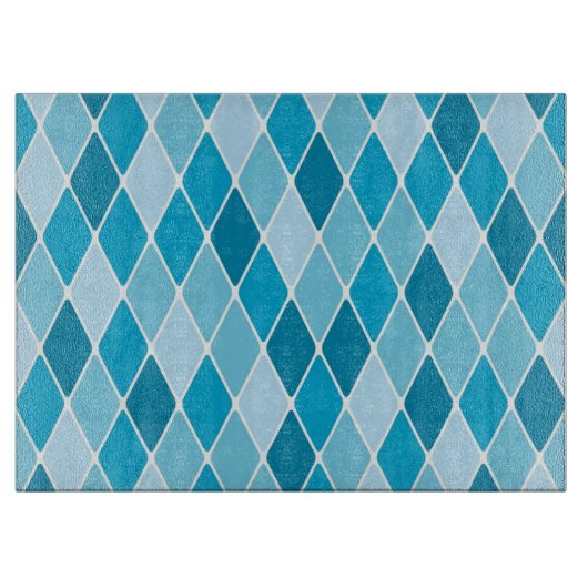 Harlekinwintermuster Schneidebrett (Vorderseite)