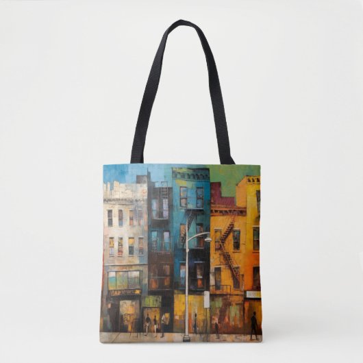 Harlem Abstrakt Art Painting Tasche (Vorderseite)
