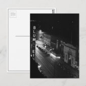 Harlem bei Nacht, 1941 Postkarte (Vorne/Hinten)