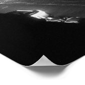 Harlem bei Nacht, 1941. Vintages Foto Poster (Ecke)