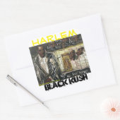 HARLEM BLACK KUSH QUADRATISCHER AUFKLEBER (Umschlag)