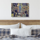 Harlem Bookstore Leinwand der 1970er Jahre (Insitu (Schlafzimmer))