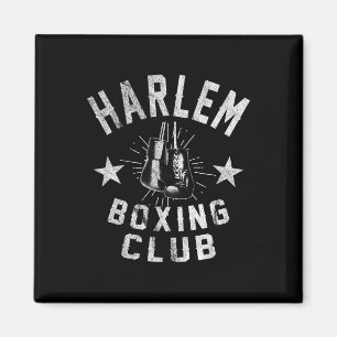 Harlem Boxing Club - Vintager bekümmerter Boxer Magnet