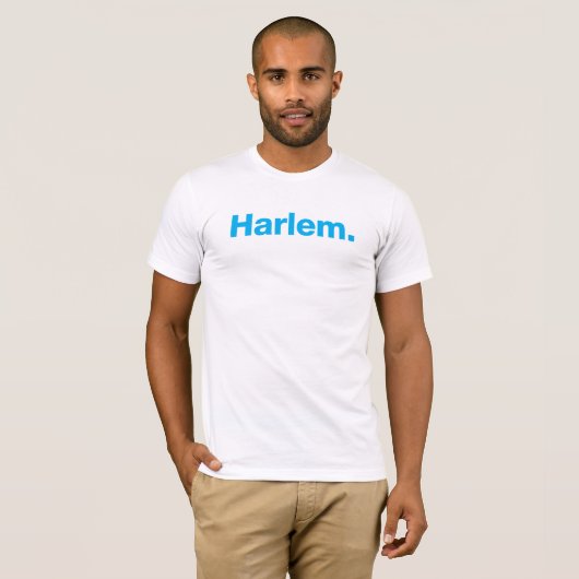 Harlem (cyan-blau) T-Shirt (Vorne ganz)