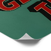 Harlem Globetrotters 1950s Vintage Promo Poster (Ecke)