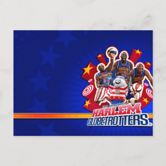 Harlem GlobeTrotters Group Picture Postkarte (Vorderseite)