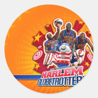 Harlem GlobeTrotters Group Picture Runder Aufkleber