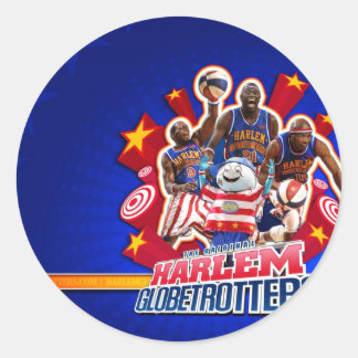 Harlem GlobeTrotters Group Picture Runder Aufkleber