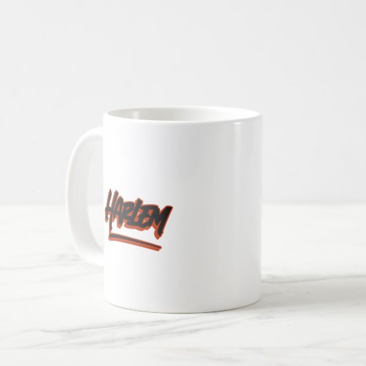 Harlem Graffiti Style Coffee Tasse (Vorderseite Links)
