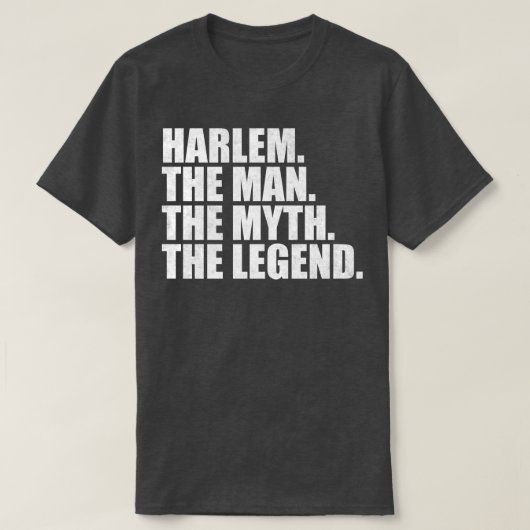 Harlem Harlem Name Harlem Vorname T-Shirt (Design vorne)