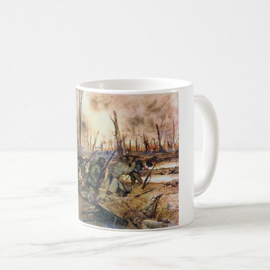 Harlem Hell Fighters Séchault H. Charles McBarron Kaffeetasse (VorderseiteRechts)