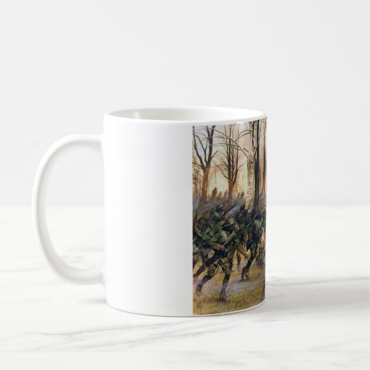 Harlem Hell Fighters Séchault H. Charles McBarron Kaffeetasse (Links)