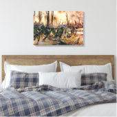 Harlem Hell Fighters Séchault H. Charles McBarron Leinwanddruck (Insitu (Schlafzimmer))