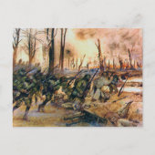 Harlem Hell Fighters Séchault H. Charles McBarron Postkarte (Vorderseite)