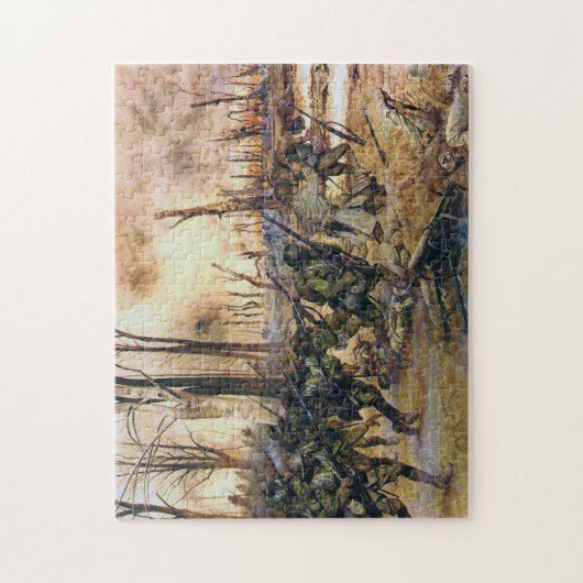 Harlem Hell Fighters Séchault H. Charles McBarron Puzzle (Vertikal)