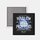 Harlem Hellfighters Vintage Schwarze Militärgeschi Magnet (Vorderseite/Rückseite)
