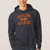 Harlem - Huskies - hoch - Machesney Park Illinois Hoodie (Vorderseite)