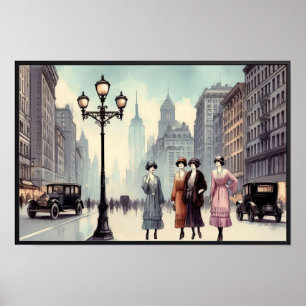 Harlem in den 1920er Jahren New York City Vintage Poster