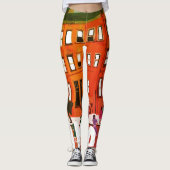 Harlem Inspiriert Leggings (Vorderseite)