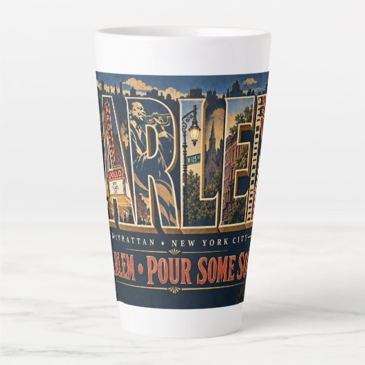 Harlem Manhattan NYC Milchtasse (Vorderseite)