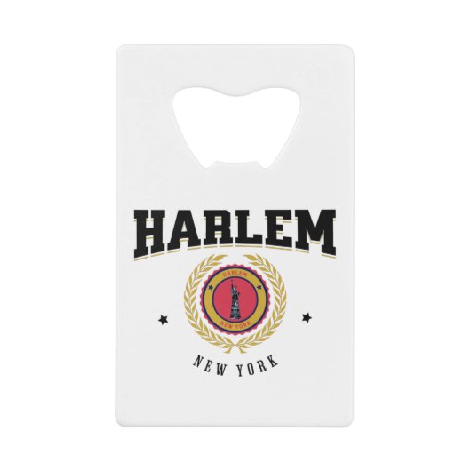 Harlem New York Black Geldbeutel Flaschenöffner (Vorderseite)