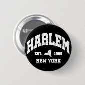 Harlem, New York Button (Vorne & Hinten)