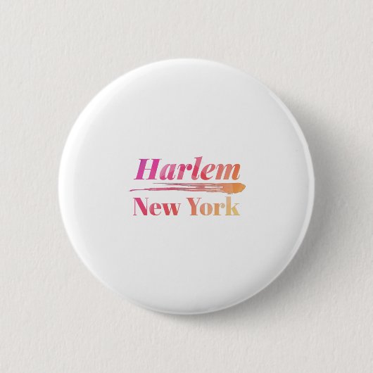 Harlem New York Button (Vorderseite)