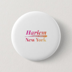 Harlem New York Button