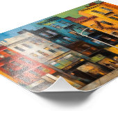 Harlem, New York, Framework Art Fotodruck (Ecke)