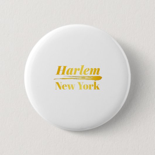 Harlem New York Gold Button (Vorderseite)