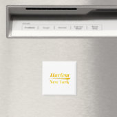 Harlem New York Gold Magnet (In Situ (Geschirrspüler))
