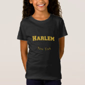 Harlem New York Gold T - Shirt (Vorderseite)