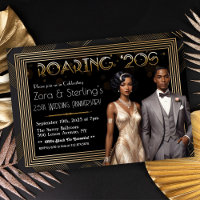 Harlem Nights Afroamerikanischer Hochzeitstag