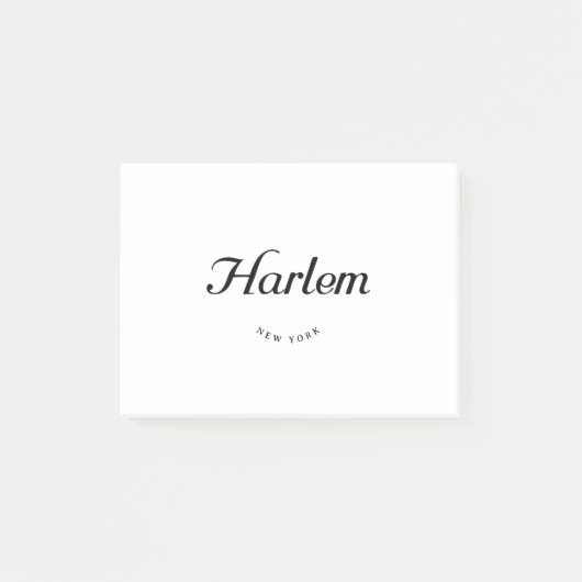 Harlem NY Post-it Klebezettel (Vorderseite)