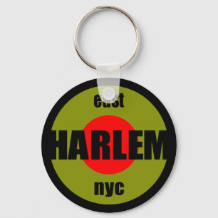 Harlem NYC Key Chain Schlüsselanhänger