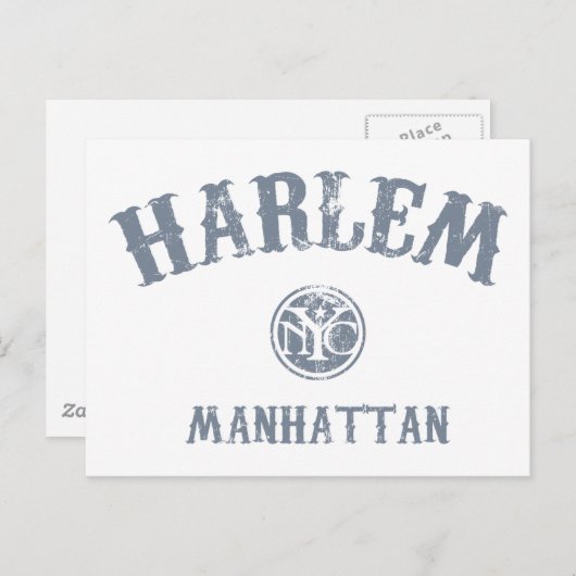 Harlem Postkarte (Vorne/Hinten)