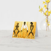 Harlem Renaissance 1920 Card Karte (Gelbe Blume)