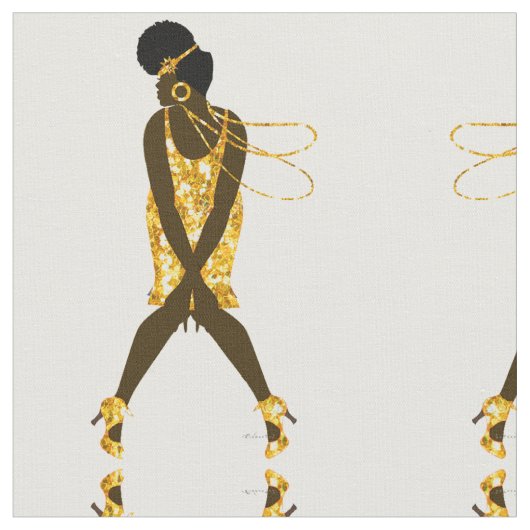 Harlem Renaissance 1920, Charleston Stoff (Nahaufnahme)