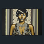 Harlem Renaissance 1920er-1930er Art Deco-Betty Künstlicher Leinwanddruck<br><div class="desc">Treten Sie ein in die evokative Welt der Harlem Renaissance und feiern Sie mit unserer Sammlung Schwarze Frauen in dieser entscheidenden kulturellen und künstlerischen Bewegung. Diese Kunstwerke würdigen die Stärke, Widerstandskraft und den kreativen Geist, der das Schwarze Erlebnis in Harlem während der 1920er und 1930er Jahre prägte. Jedes Stück in...</div>