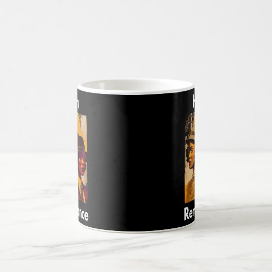 Harlem Renaissance Abstrakt Art Black History Mont Kaffeetasse (Mittel)