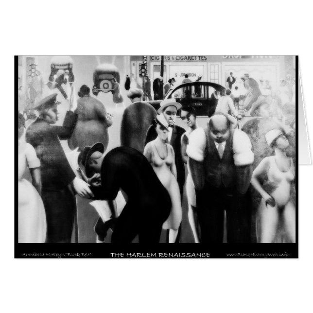 Harlem Renaissance Art - "Black Belt" (Vorderseite (Horizontal))