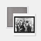 Harlem Renaissance Art - "Black Belt" Magnet (Vorderseite/Rückseite)