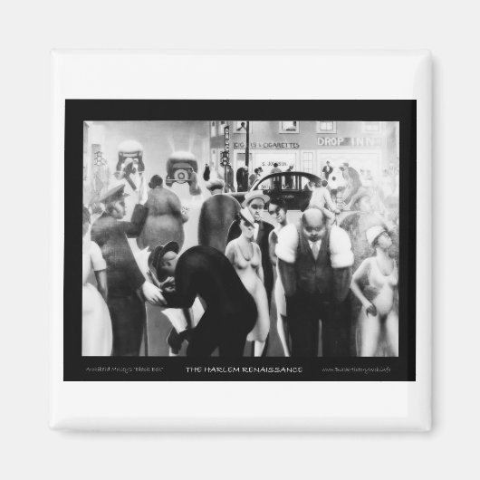 Harlem Renaissance Art - "Black Belt" Magnet (Vorne)
