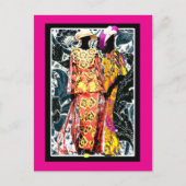 Harlem Renaissance Art Deco der 1920er Jahre Postkarte (Vorderseite)