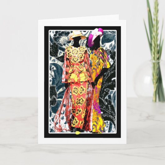 Harlem Renaissance Art Deco Karte (Vorderseite)