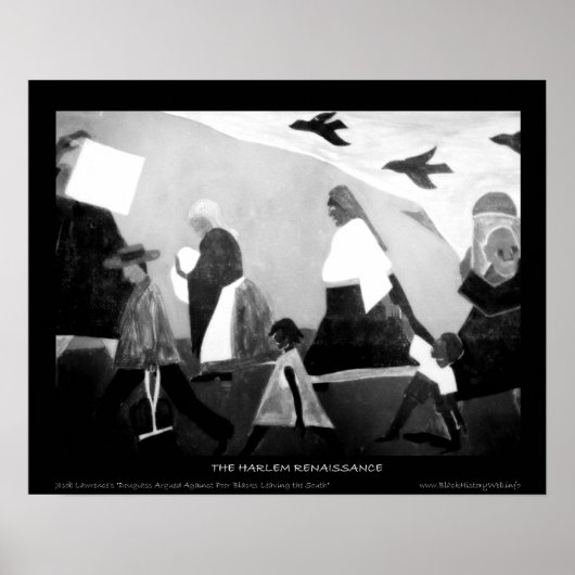 Harlem Renaissance Art - The Migration Series Poster (Vorne)