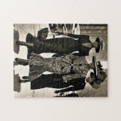 Harlem Renaissance Ausgehobene Damen Puzzle (Horizontal)