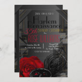 Harlem Renaissance Birthday Einladung (Vorne/Hinten)